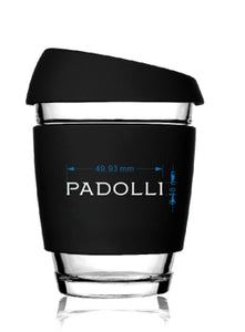 Padolli Tasse réutilisable Noir 12 Oz Reusable Black Mug